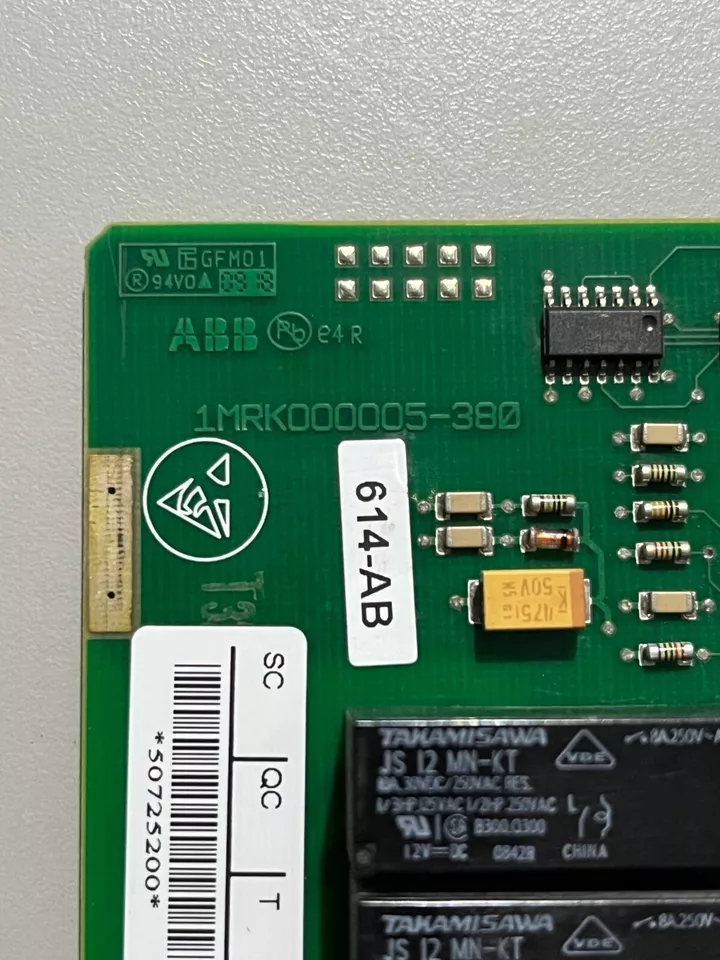 1MRK000614-ABr00 ABB PBC板 工控设备 货源充足 原厂现货 全新质保 顺丰包邮图5