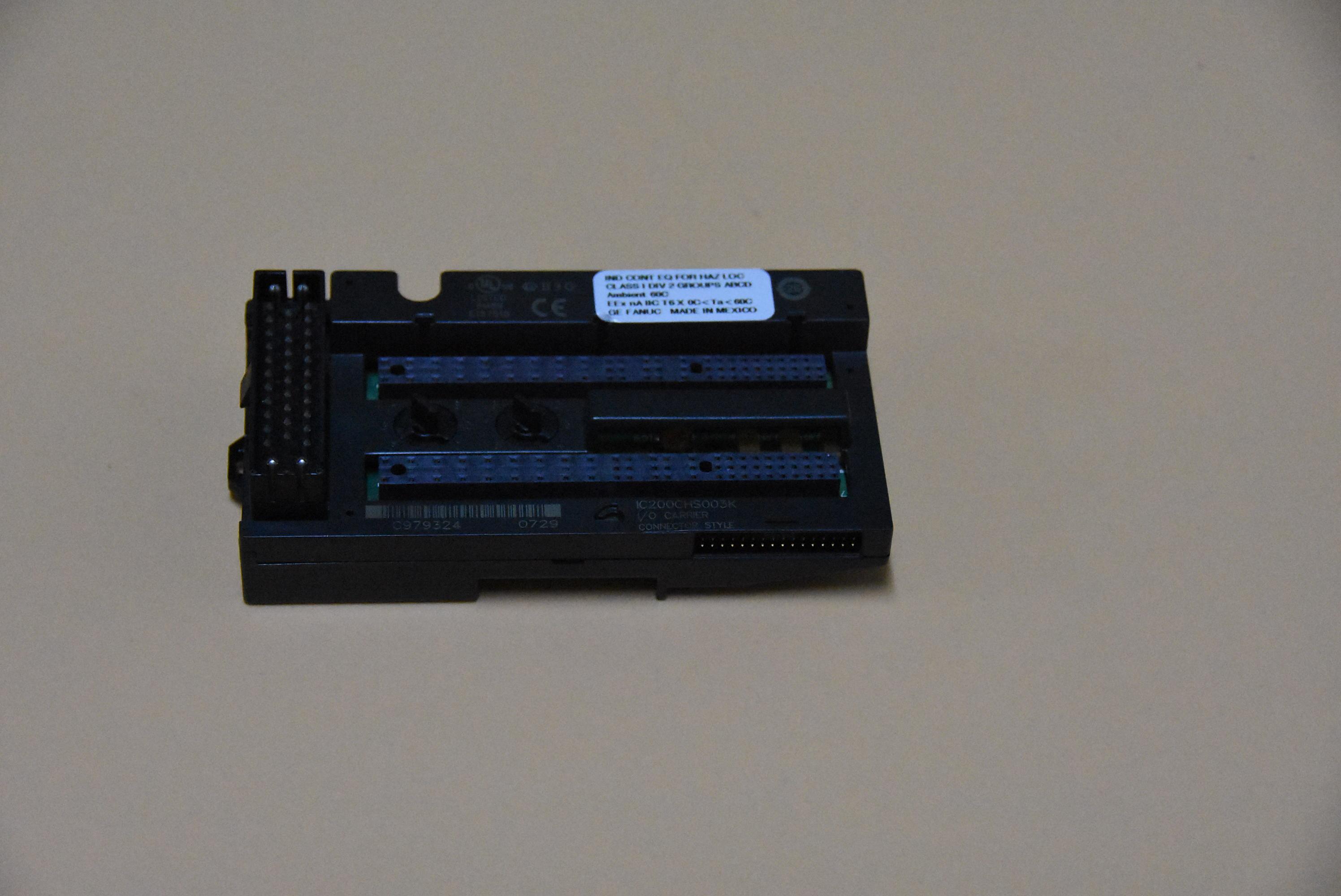 IC200CHS003K 连接器式I/O载体或信号处理模块 GE 全新原装进口 质保一年 图5