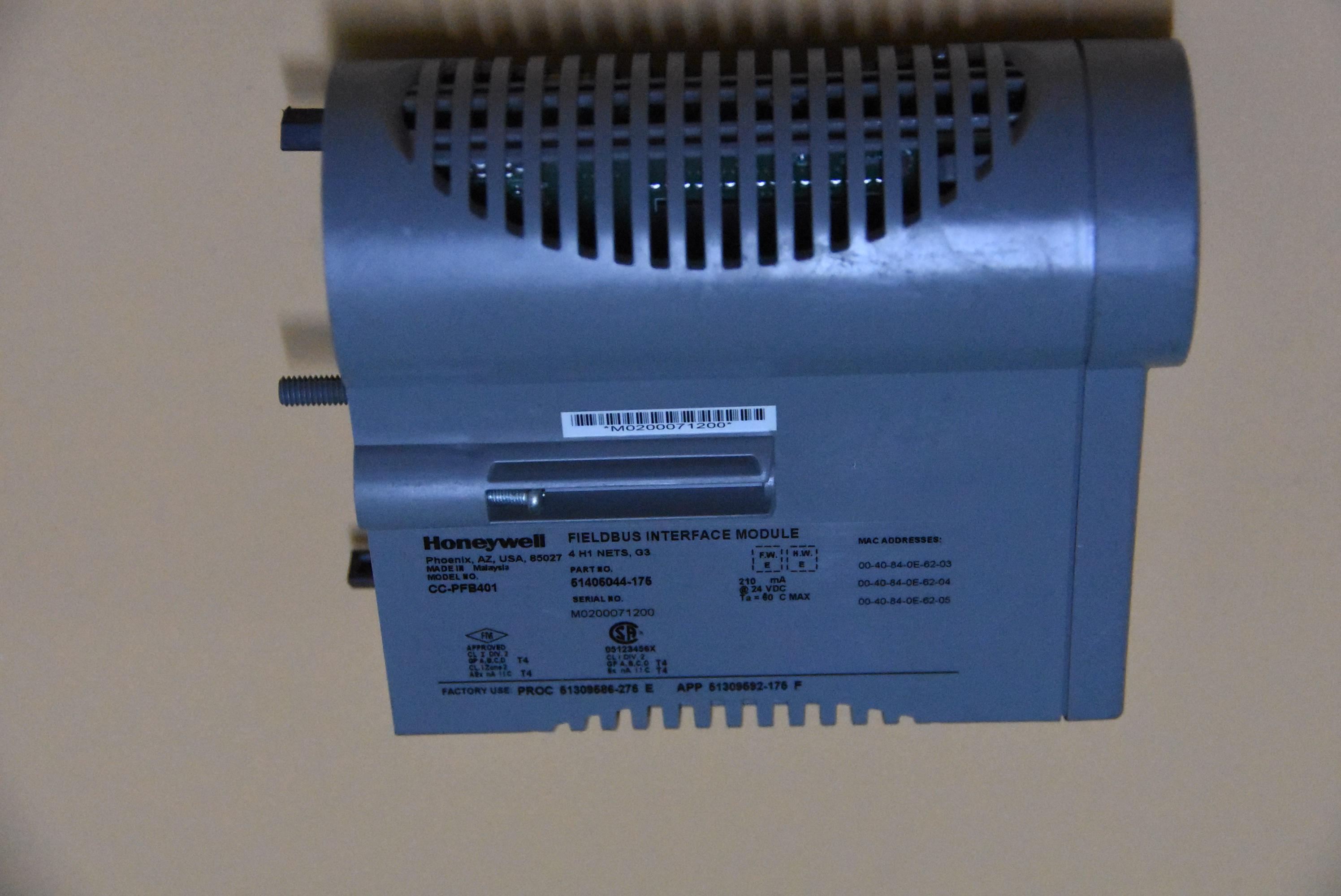 CC-PFB401 现场总线接口模块 HONEYWELL 全新原装进口 质保一年 顺丰包邮 