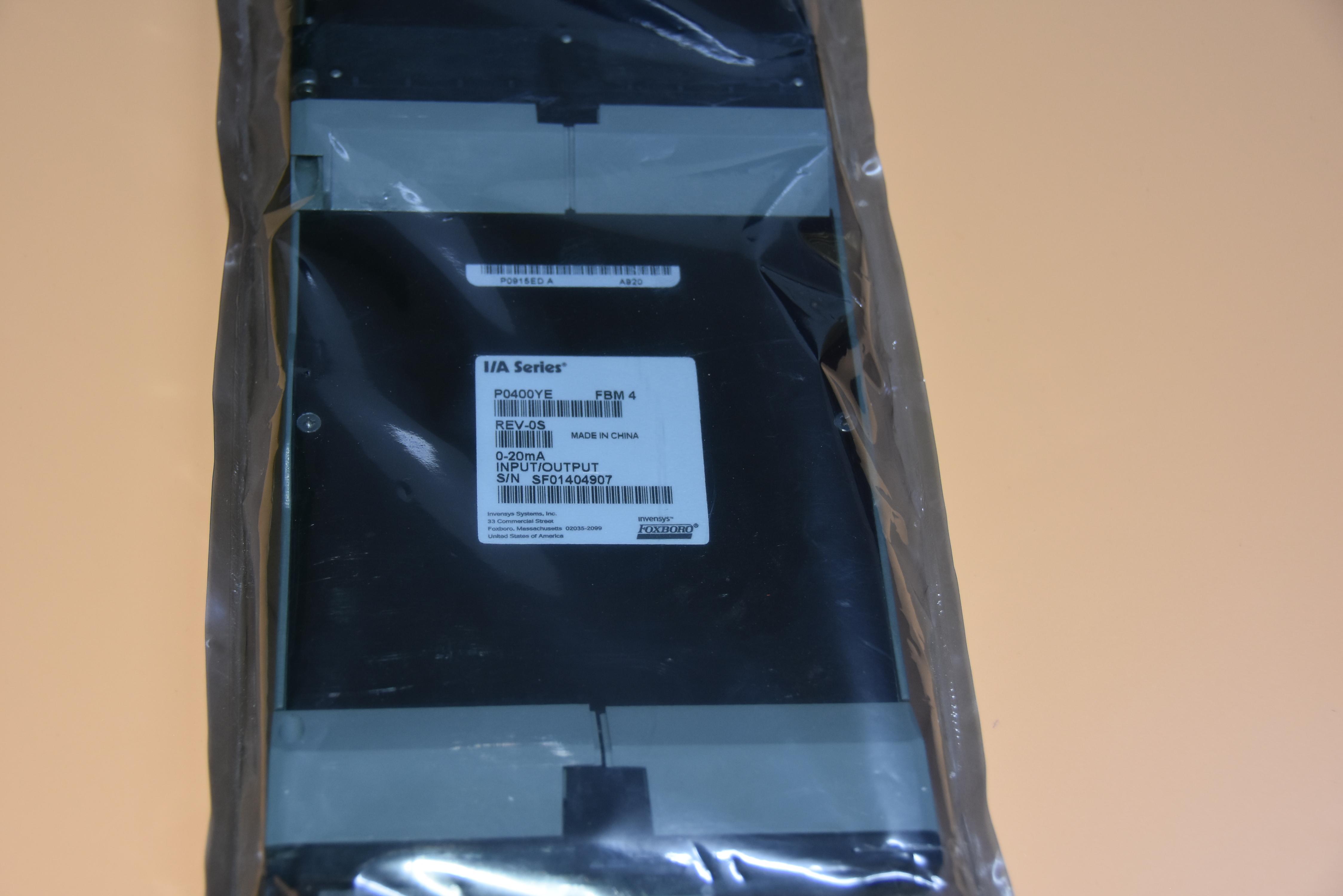 FBM4 P0400YE Foxboro  工控设备 全新原装进口 质保一年 顺丰包邮 